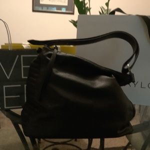 BOTKIER 100% black leather handbag in great condition!